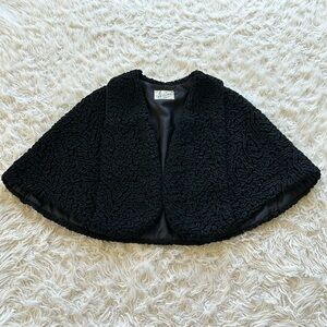Elegant Black Cape for Women